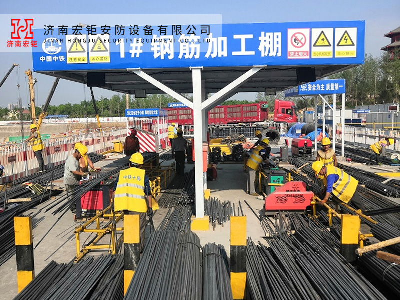 單立柱防護(hù)棚-002